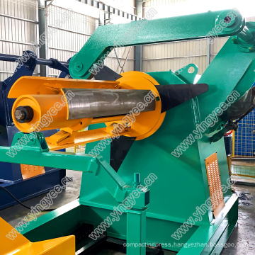 10T Hydraulic Full Automatic Steel Coil Decoiler